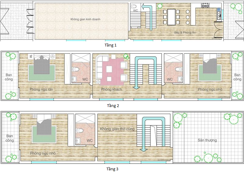 Kinh nghiệm xây nhà phố kết hợp kinh doanh