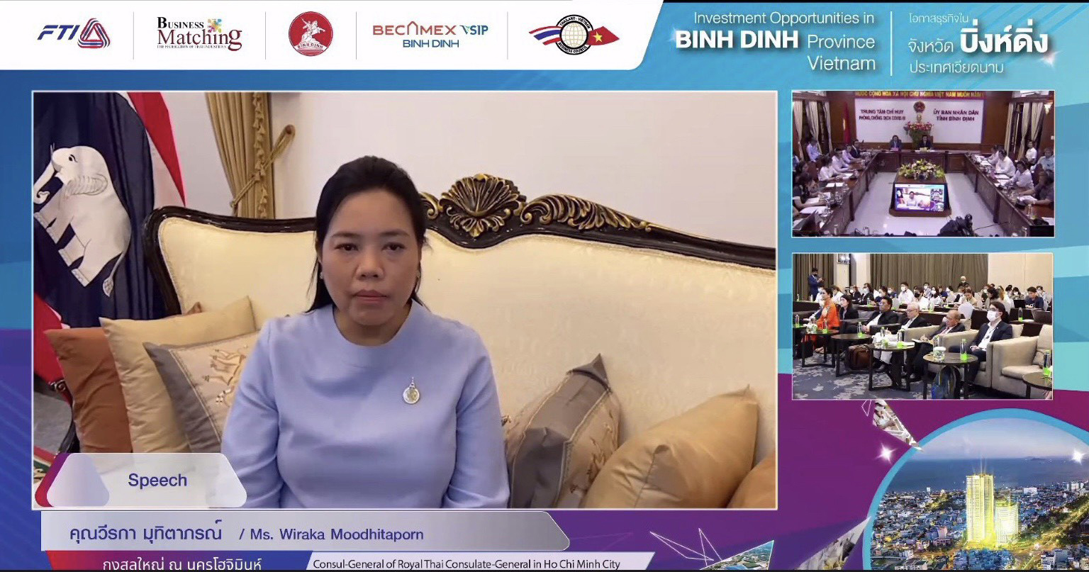 Tổng Công ty Becamex IDC phối hợp với UBND tỉnh Bình Định tổ chức Hội thảo trực tuyến Xúc tiến đầu tư Thái Lan