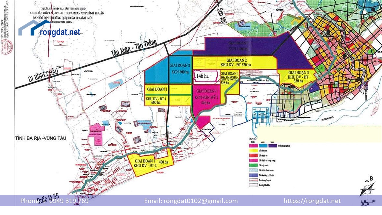 Khu cong nghiep Becamex VSIP Binh Thuan rongdat.net