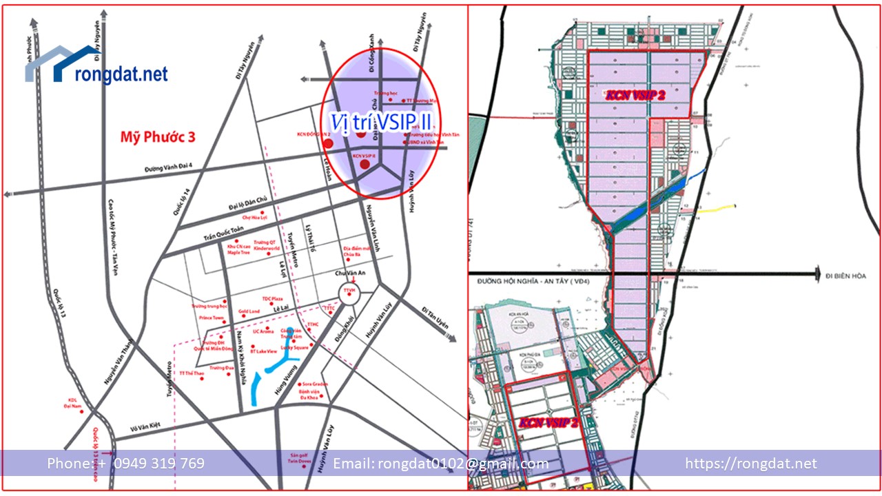 Khu cong nghiep Viet Nam Singapore 2 VSIP 2 Binh Duong rongdat.net 3