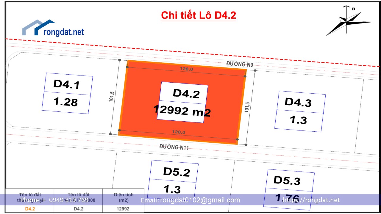 Bán 12.992 m2 đất trong Khu công nghiệp Cầu Cảng Phước Đông, Long An – Vị trí vàng