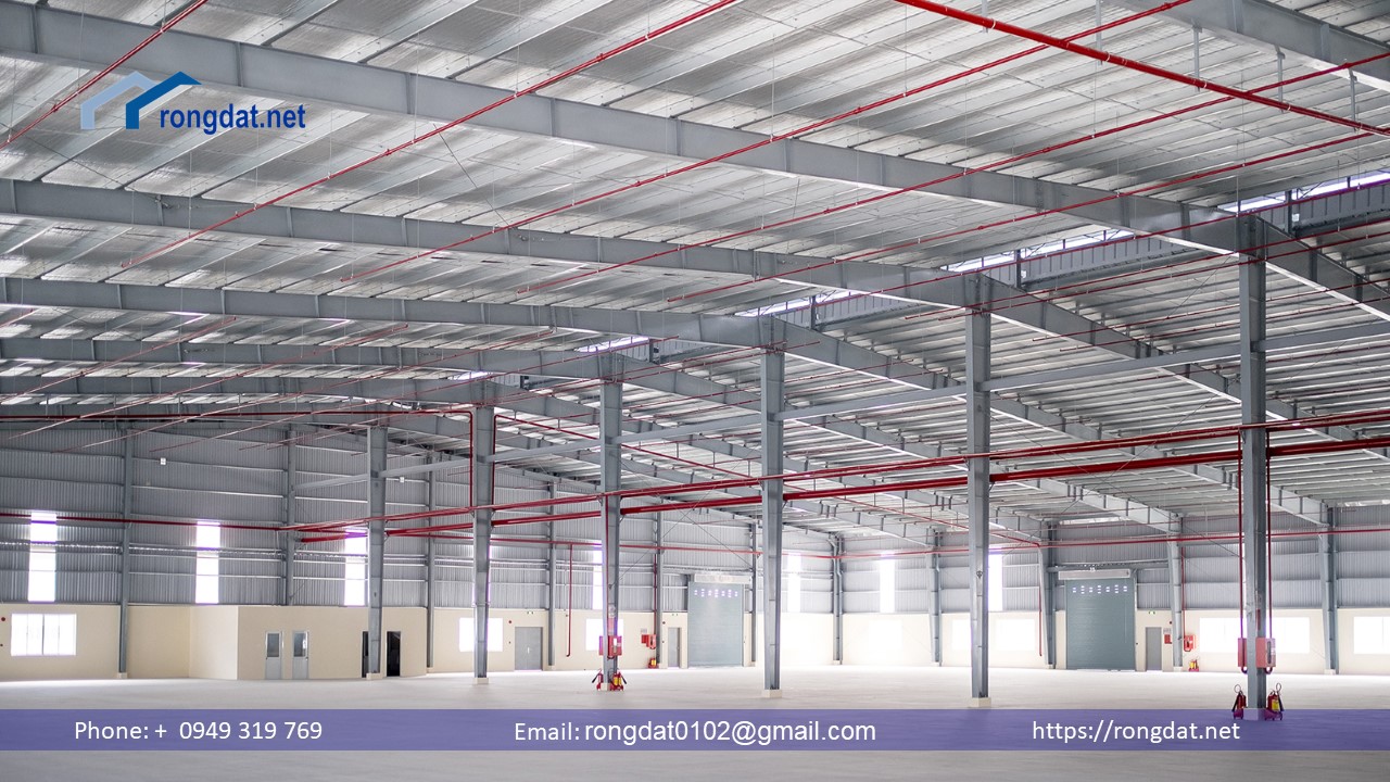 Cho thuê 10.000 m2 nhà xưởng trong khu công nghiệp Bàu Bàng, Bình Dương