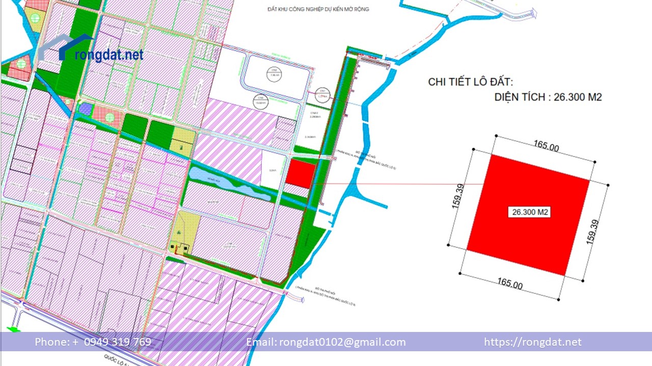 Bán 2.63 Ha Đất Trong Khu Công Nghiệp Phố Nối A, Tỉnh Hưng Yên