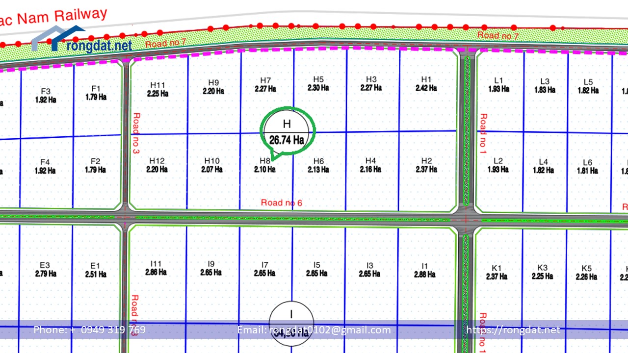 Bán 26.74 ha đất trong khu công nghiệp Du Long, Ninh Thuận