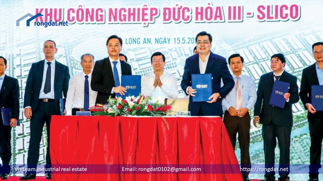 Bán 1.6 ha đất trong khu công nghiệp Đức Hòa III – Slico, Long An.