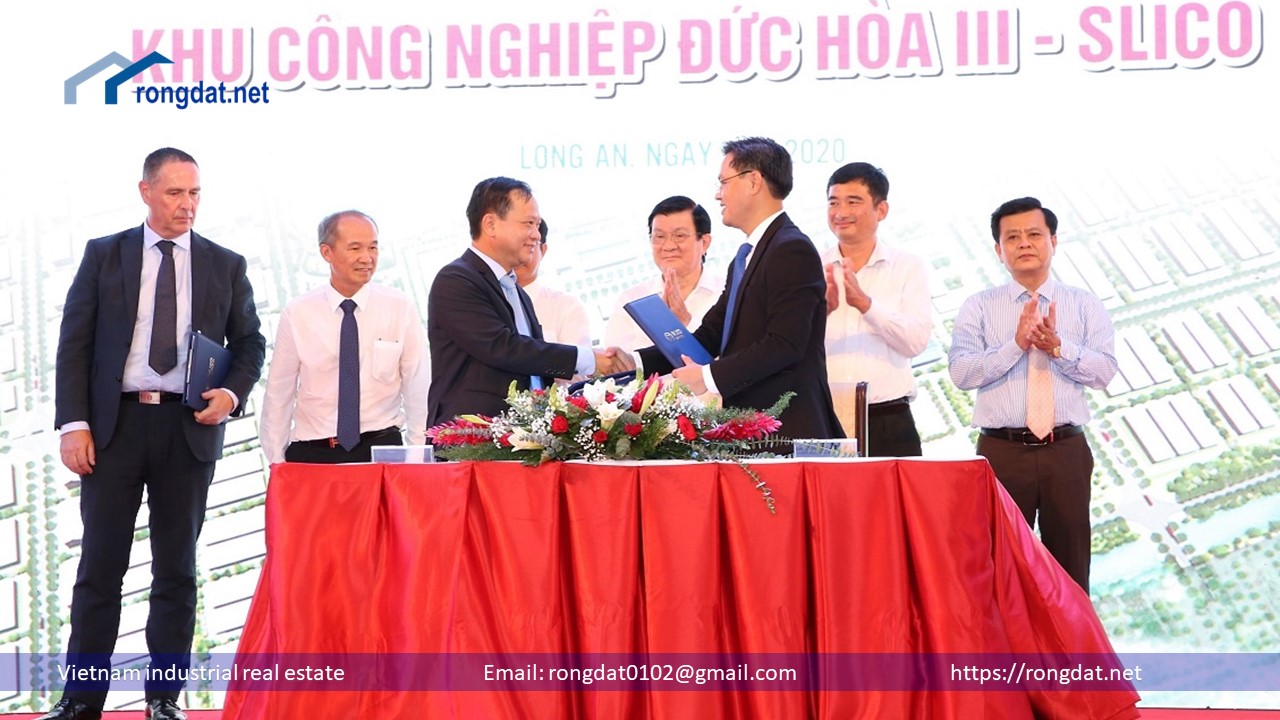 Bán 4.5 ha đất trong khu công nghiệp Đức Hòa III – Slico, Long An.