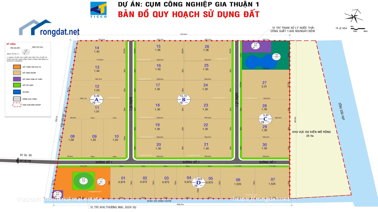 Bán 3.46 ha Đất Trong Cụm Công Nghiệp Gia Thuận 1, Tiền Giang.