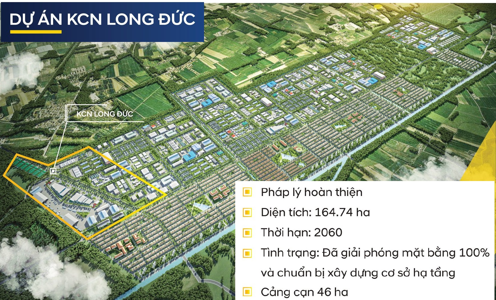 Khu cong nghiep Long Duc 40