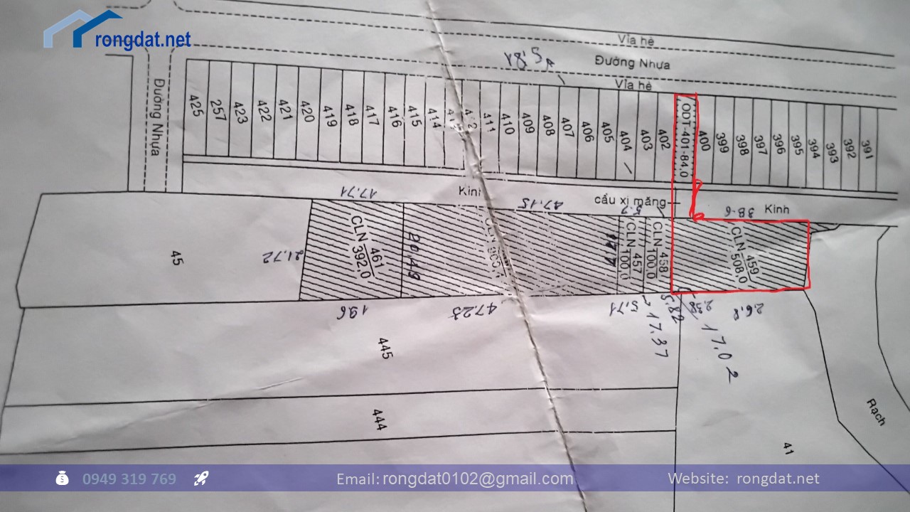 Bán 2082 m2 tại phường Thạnh Phước, thị xã Bình Minh, tỉnh Vĩnh Long