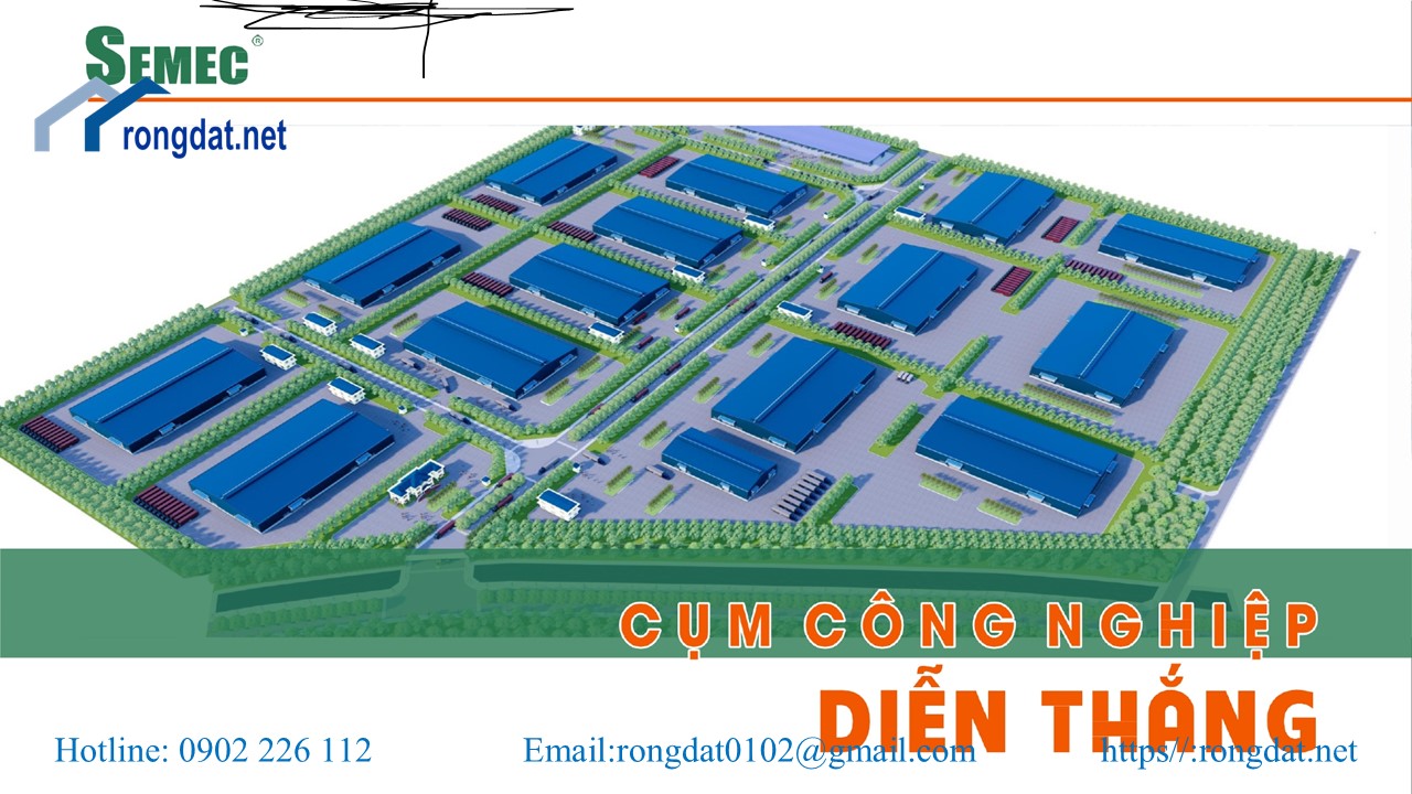 Bán 4 ha đất tại Cụm Công Nghiệp Diễn Thắng, tỉnh Nghệ An