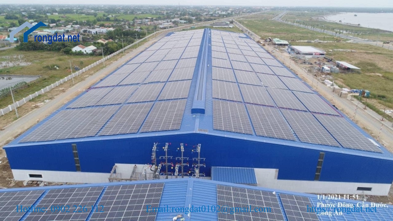 Cho thuê 8.000m2 nhà xưởng tại khu công nghiệp Cầu Cảng Phước Đông,Long An -rongdat.net