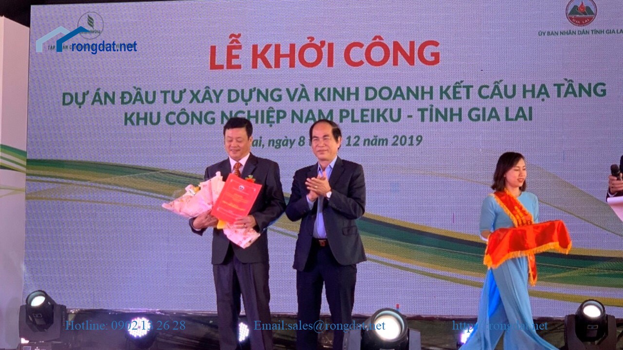 Lễ khởi công Khu công nghiệp Nam PLeiku