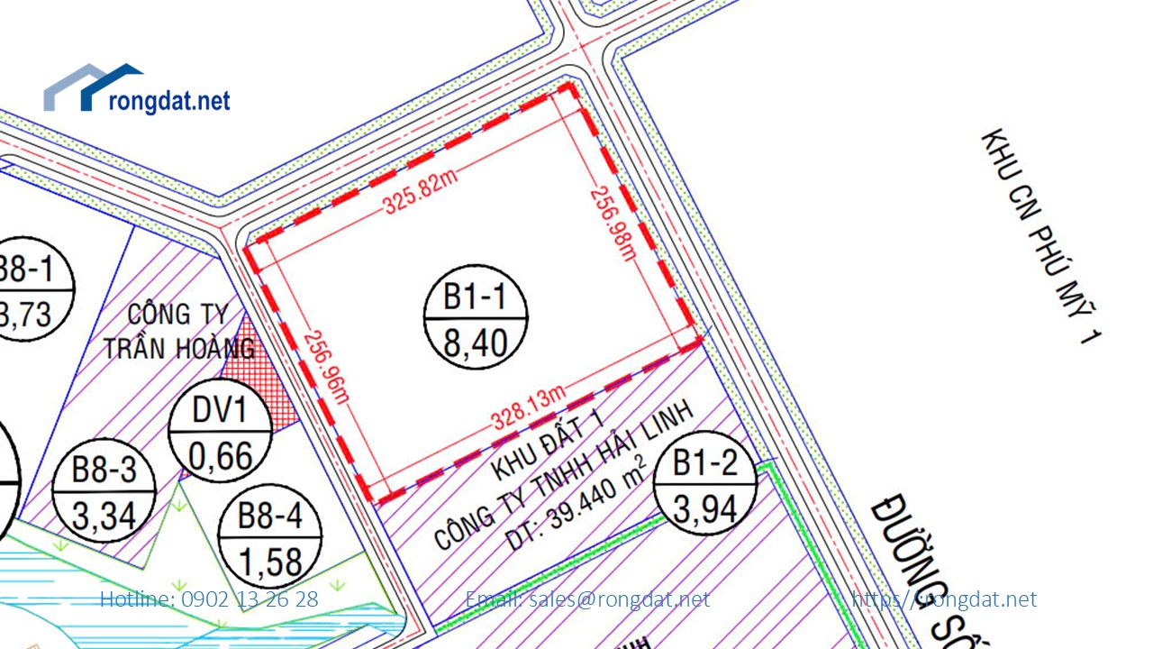 Bán 8.40 Ha Đất Tại Khu Công Nghiệp Phú Mỹ 2, Tỉnh Bà Rịa – Vũng Tàu