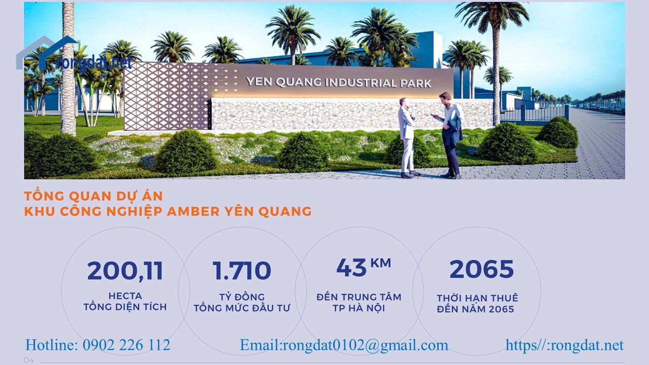 Bán 2 ha đất tại Khu Công Nghiệp Amber Yên Quang, tỉnh Hòa Bình