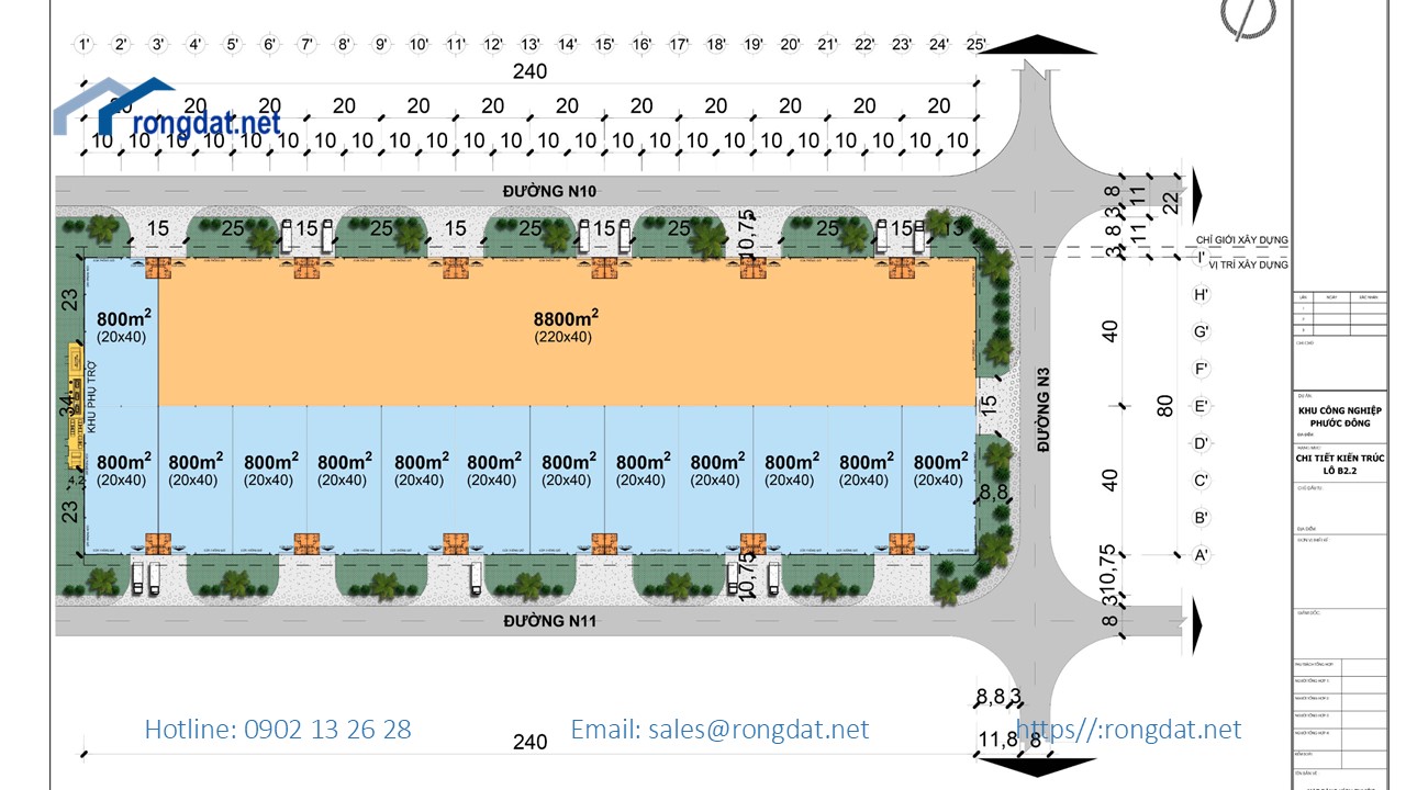 CHO THUÊ NHÀ XƯỞNG 8.800 M² TẠI KCN CẦU CẢNG PHƯỚC ĐÔNG, TỈNH LONG AN