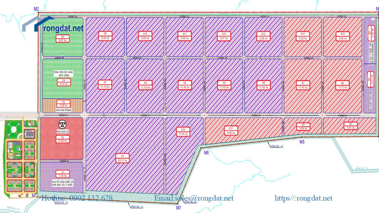 Bán 59.04 ha đất tại khu công nghiệp Sông Bình, tỉnh Bình Thuận