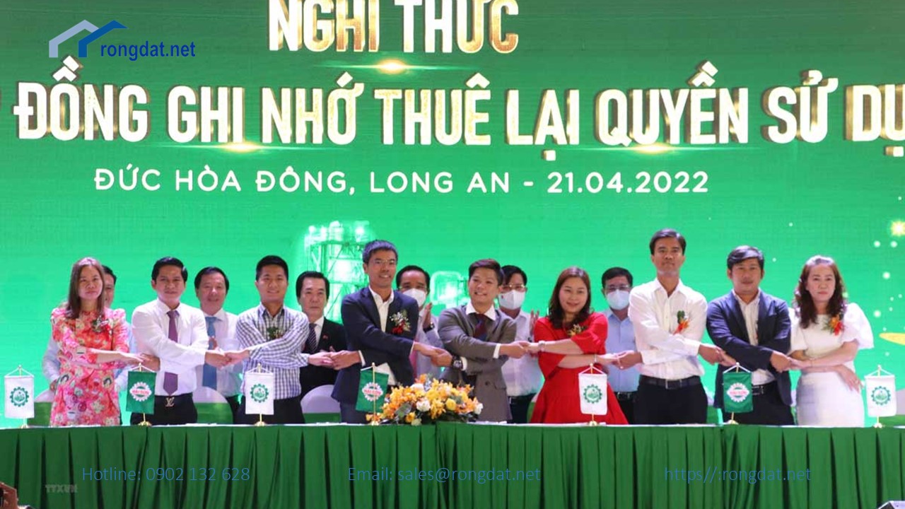 BÁN 2 HA ĐẤT TẠI KHU CÔNG NGHIỆP NAM THUẬN, TỈNH LONG AN