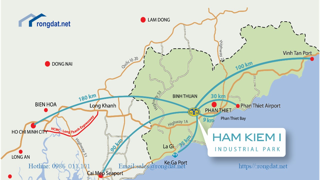 KHU CÔNG NGHIỆP HÀM KIỆM 1: BIỂU TƯỢNG PHÁT TRIỂN BỀN VỮNG TẠI BÌNH THUẬN