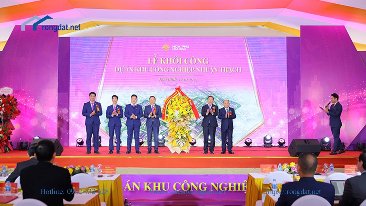 Khởi Công, Khu Công Nghiệp Nhuận Trạch, Tỉnh Hòa Bình