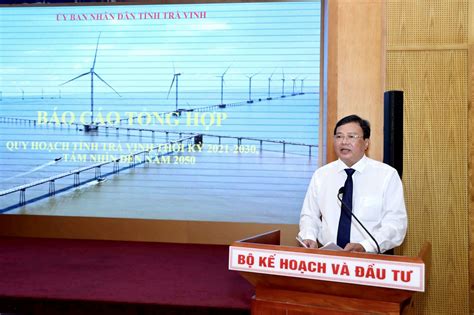 Kế Hoạch Thực Hiện Quy Hoạch Tỉnh Trà Vinh Thời Kỳ 2021 - 2030, Tầm Nhìn Đến Năm 2050