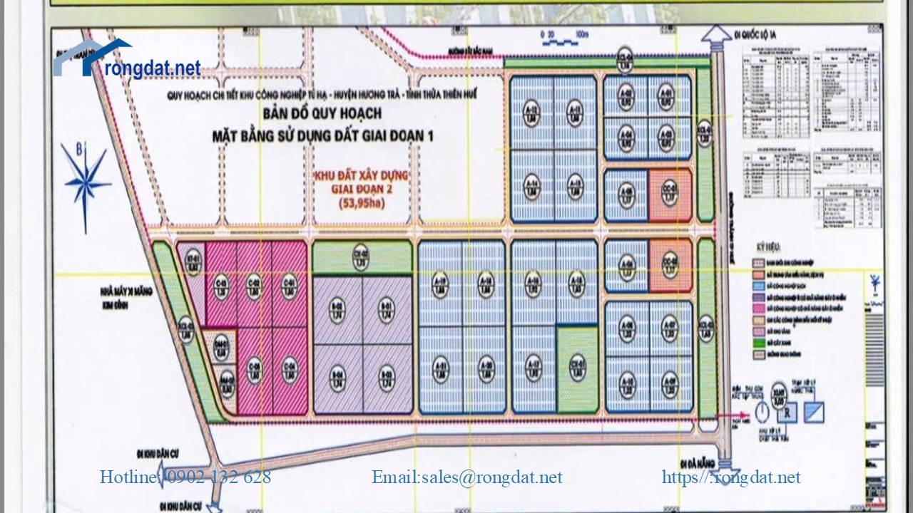 CHUYỂN NHƯỢNG 7.52 HA ĐẤT KHU CÔNG NGHIỆP TỨ HẠ, TỈNH THỪA THIÊN HUẾ